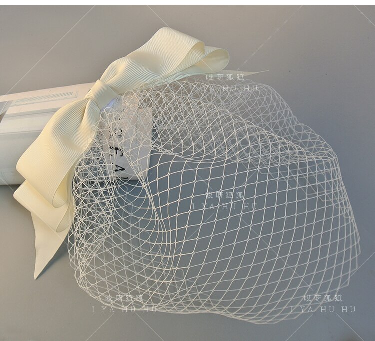 Women Bridal Hats and Fascinators Net Wedding Veil Headpiece With Comb Bridal Party