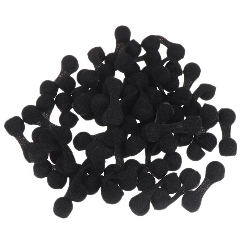 Bouchon Nasal Anti-Pollution pour bronzage, 50 pièces/lot, en éponge, filtre, Spray: Black