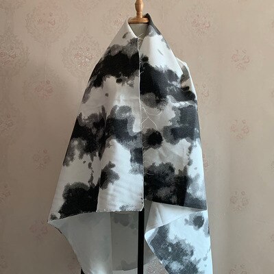 Tie-dyed cotton twill printed garment fabric: 4