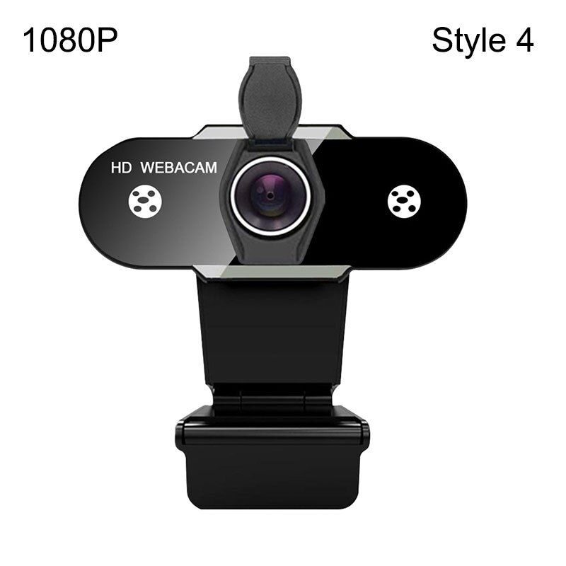 8x3x11cm A870C USB 2.0 PC Camera 1080p 480p Video Record HD Webcam Web Camera With MIC For Computer For PC Laptop Skype MSN: 1080P Style4