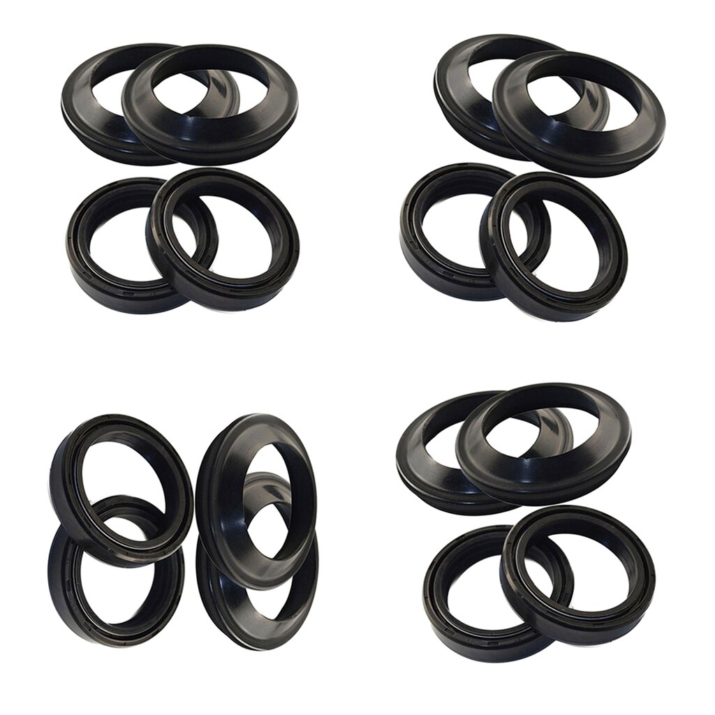 4x Gasket Sealing Shock Absorber Front Motorcycle Rubber