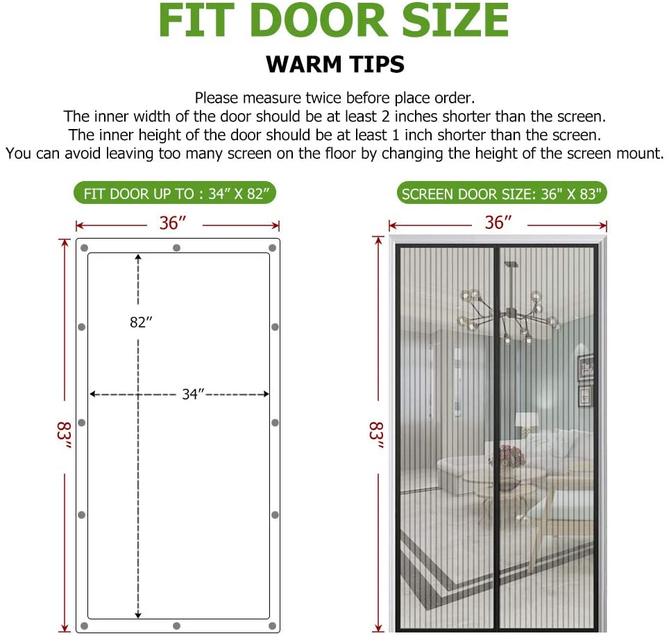 Summer Anti Mosquito Insect Fly Bug Curtains Magnetic Net Mesh Automatic Closing Door Screen Kitchen Curtain screen door