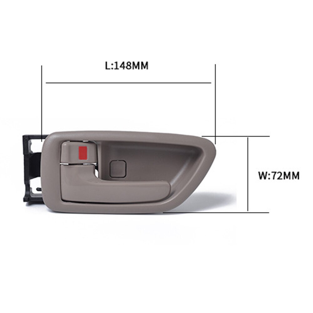 For Toyota Avalon Car Interior Door Handle Lever2000 2001 2002 2003 2004 69206-AC010 69205-AC010 Front Rear Left+Right