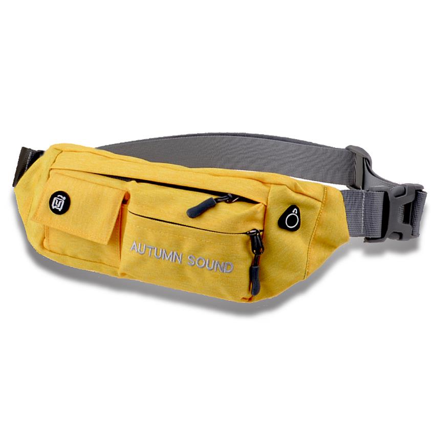 QIUYIN taille sacs femmes imperméable Fanny Pack femme ceinture sac noir Nylon homme taille Packs poitrine téléphone pochette