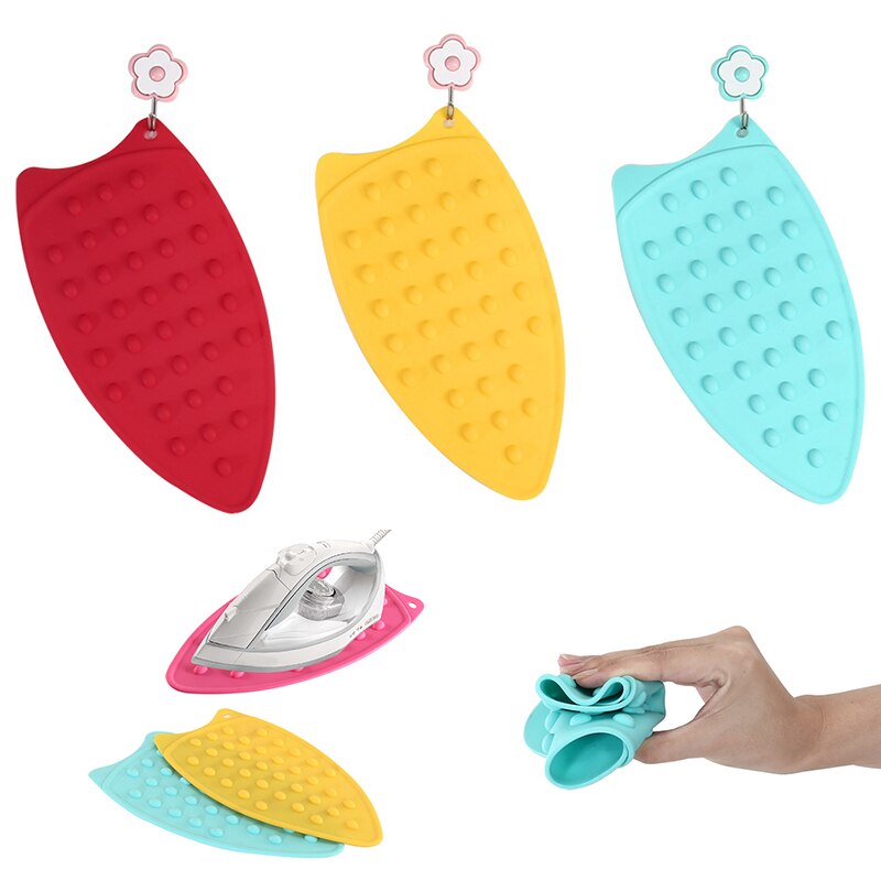 Silicone Iron Protection Rest Pad Mat Rest Ironing Pad Insulation Boards Safe Surface Iron Stand Mat