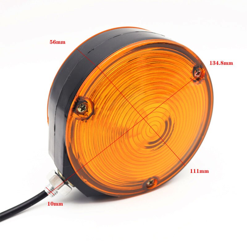 Hella slikkepind slikkepind ørering rav/orange spejl sidemarkeringslampe lys 12v/24v campingvogn trailer lastbil lastbil