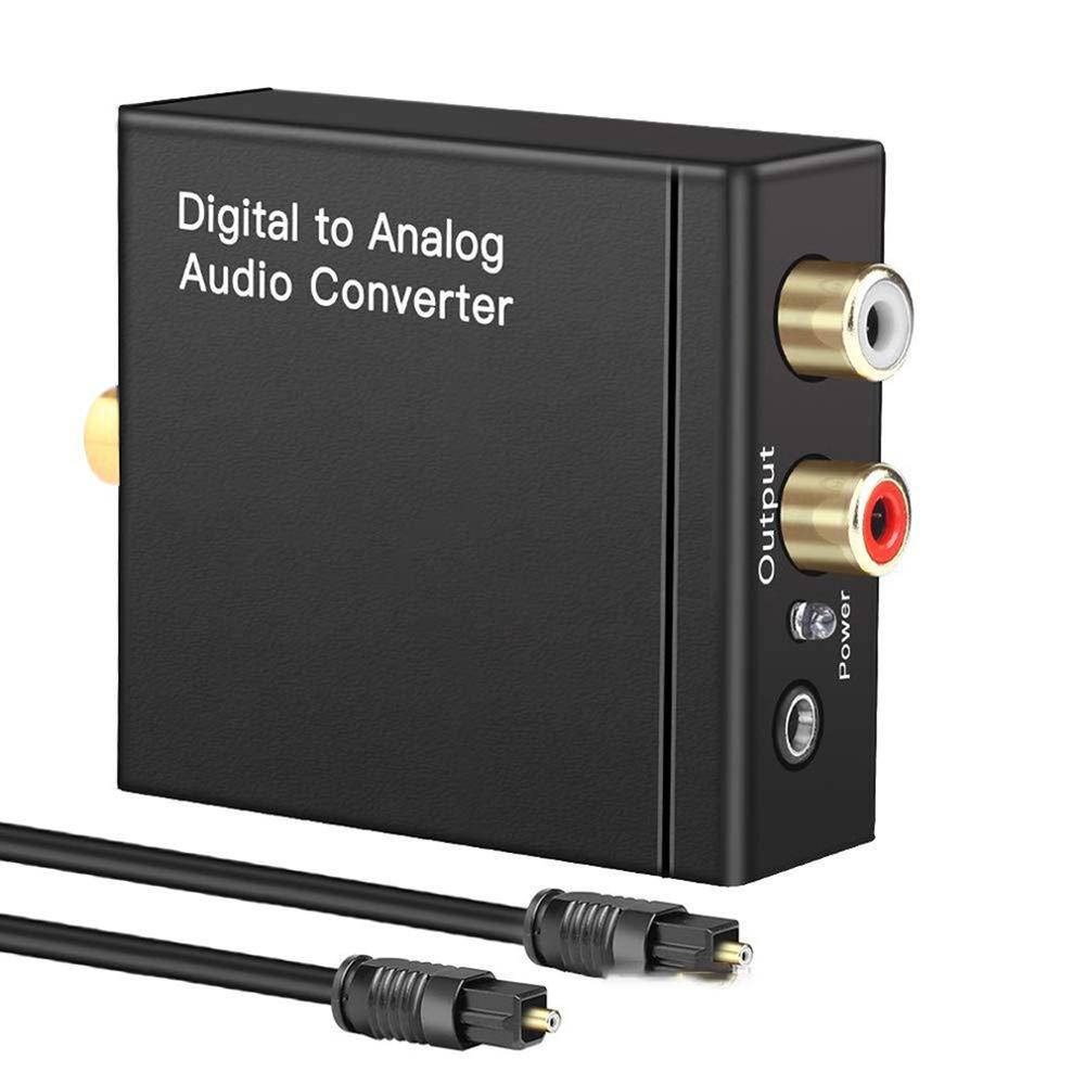 Digital Optical Coaxial Converter Signal To Analog Converter Amplifier Optical Digital Stereo Audio Coaxial Decoder