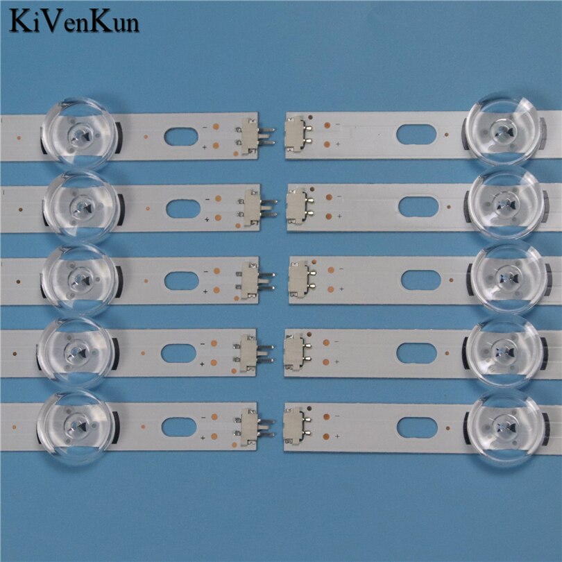 Led tv-baggrundslysstrimmel 6v lampe til  lg 50 lf 6529 50 lh 5730 50 lh 573 - ua -za innotek drt 3.0 50 " bars hd linsesæt led 10 bånd