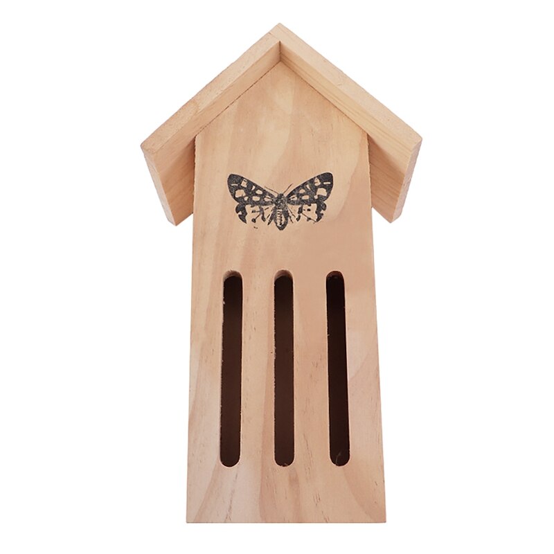 Butterfly House Wooden Insect House Insect Hotel for Butterfly Bees and Ladybugs Garden Decoration