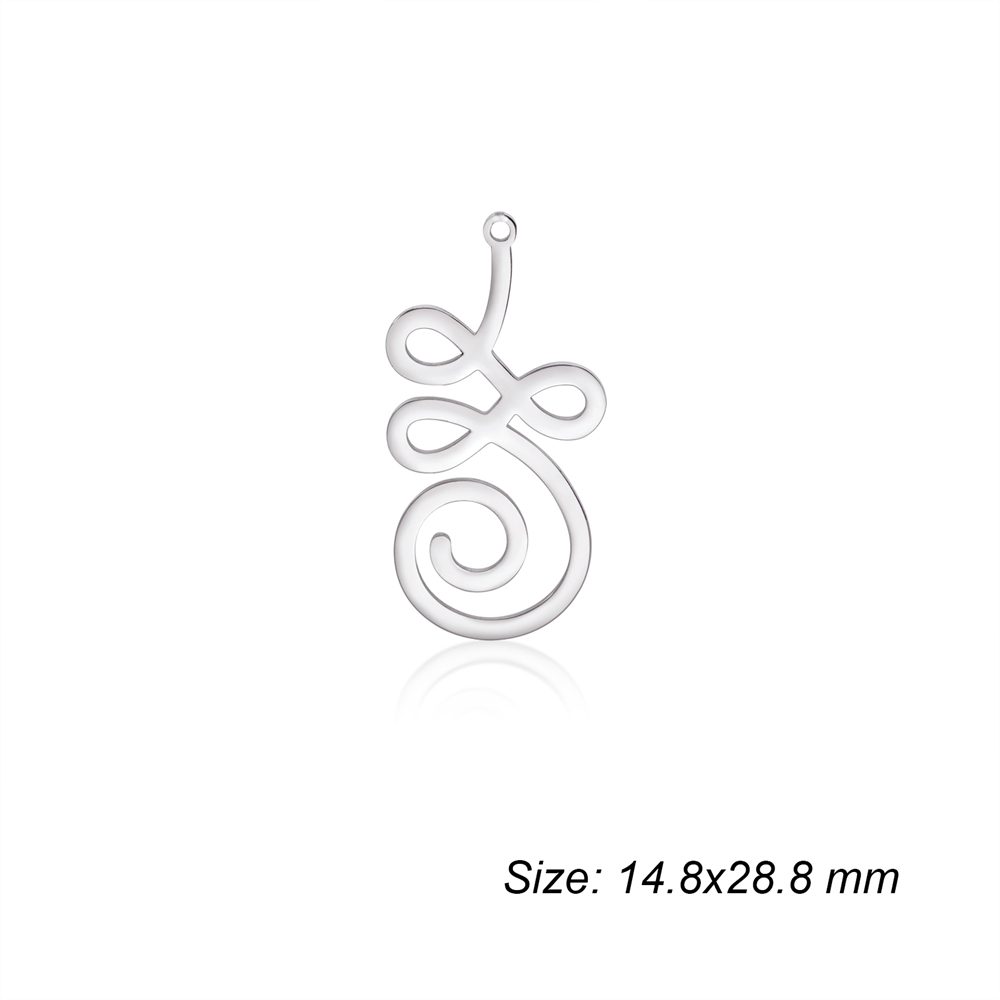 Breloques en forme de fleur de Lotus, en acier inoxydable, amulette religieuse, pendentifs, accessoire pour collier, boucles d'oreilles, bijoux, bricolage,: Couleur or jaune pâle