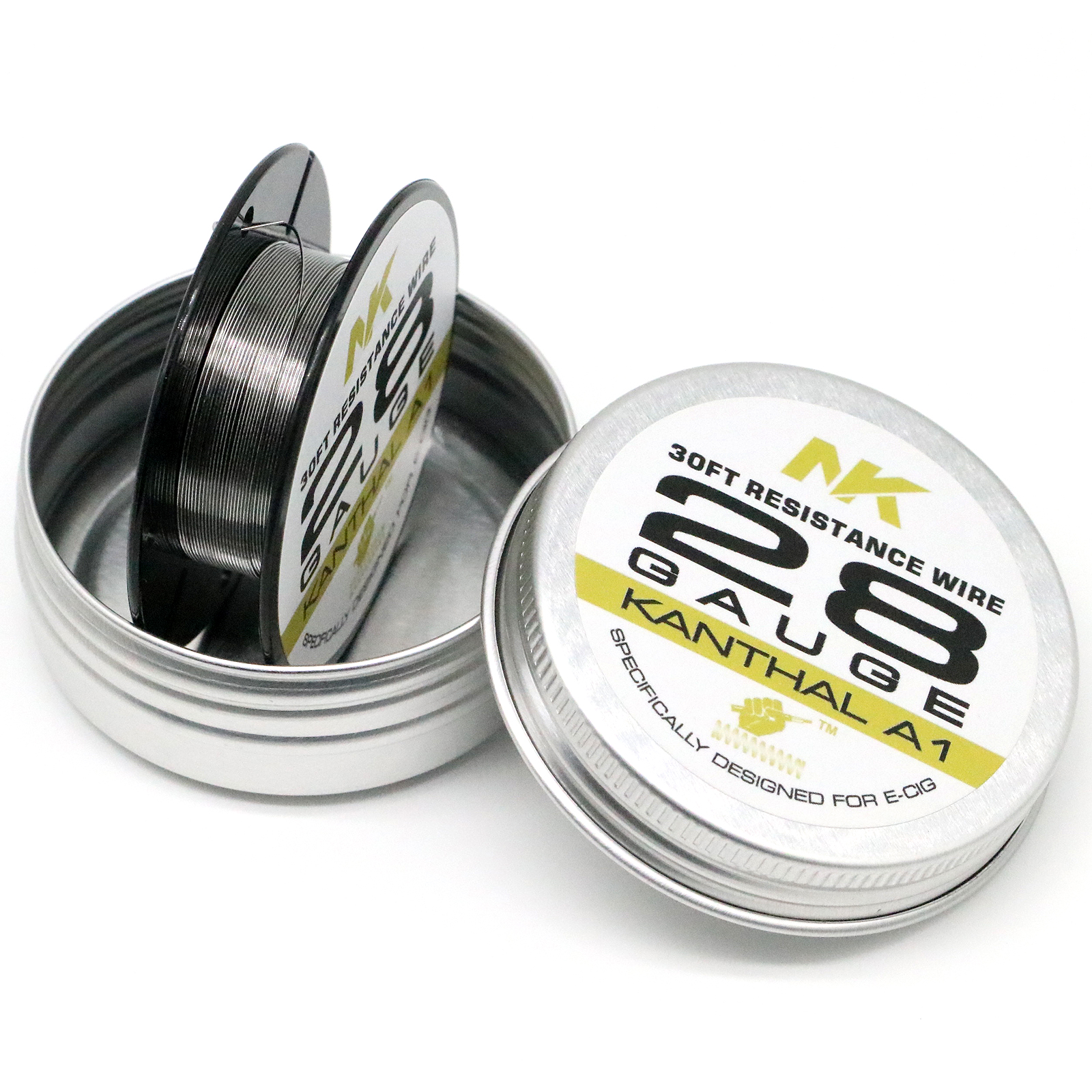 Filo di resistenza NK Clean KA1 22G 24G 26G 28G 30G 36G 38G 40G 44G filo bobina Vape: A1 30G 100Ft