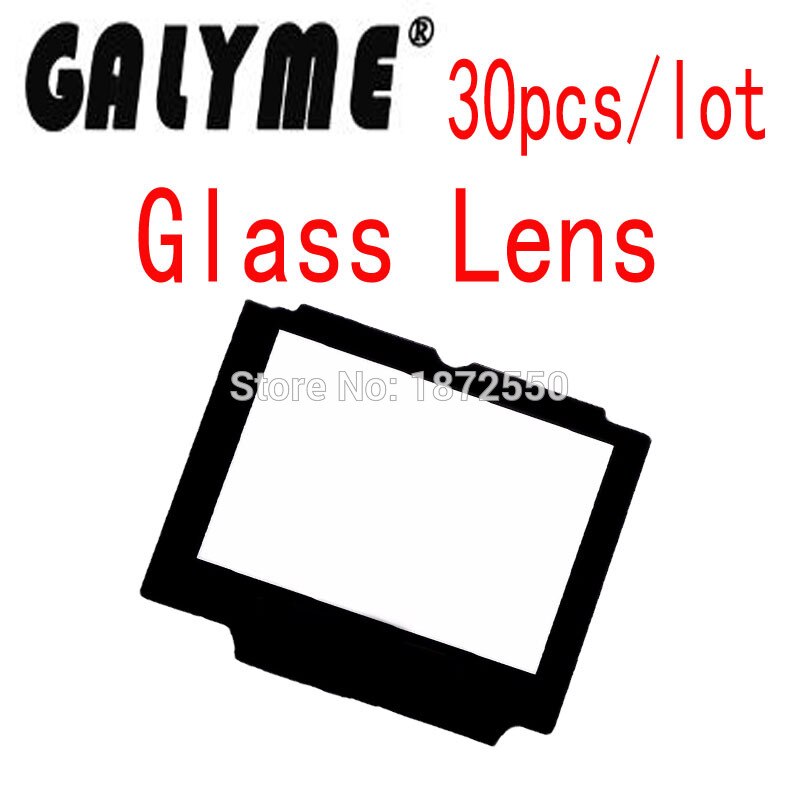 30 stks/partij Glas Vervanging Glas Scherm Lens Bescherming Panel Cover Reparatie deel Fit Voor GBASP GBO DMG Lens Protector