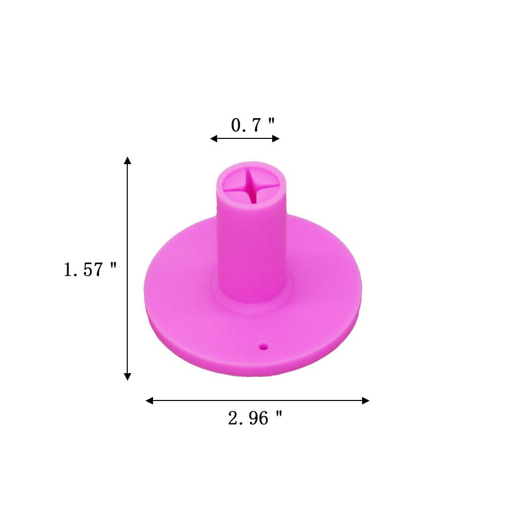 Golf Rubber Tee Holder Set for Golf Driving Range Tee Practice Tool Pack of 5