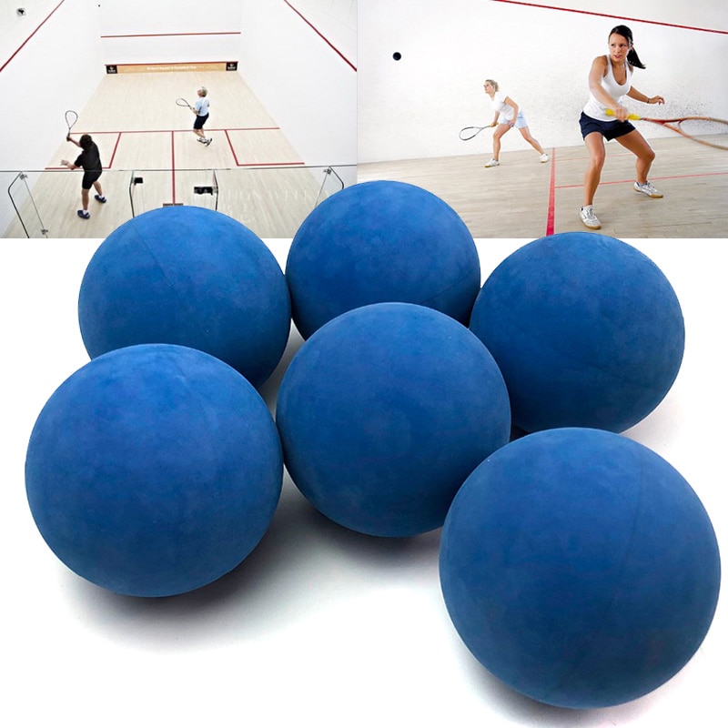 12 Pcs 5.5cm Racquetball Rubber Ball High Elasticity for Game Practice Training FOU99