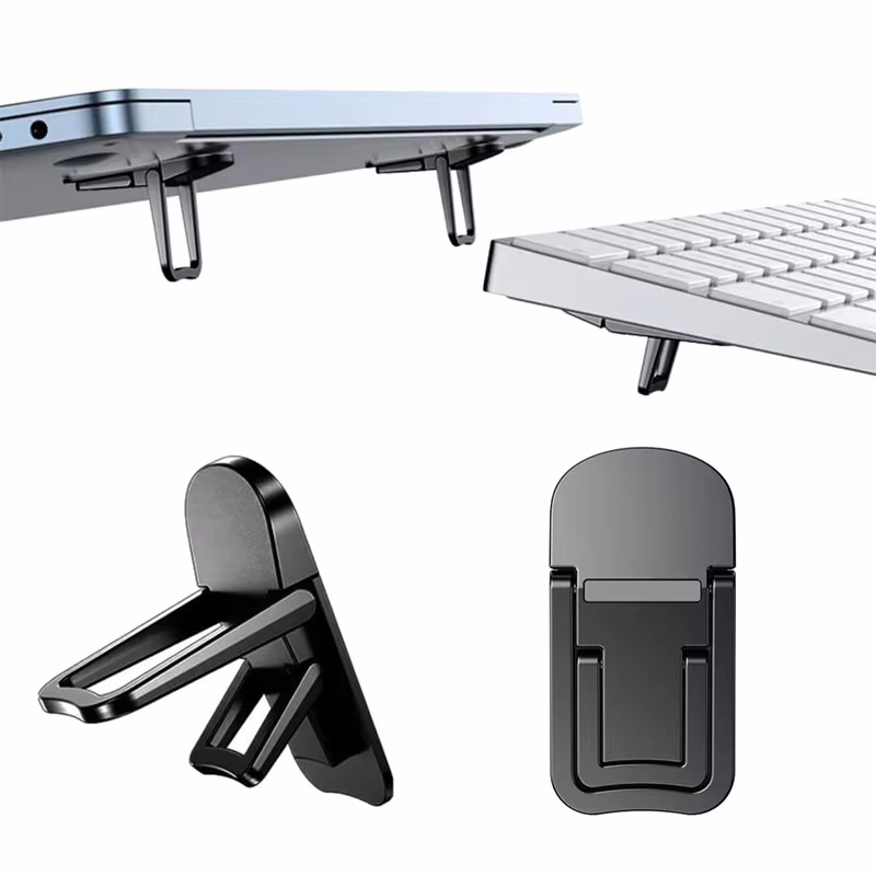 Tragbarer Laptop-Ständer, Computer-Tastatur-Steigleitung-Aufzug, selbstklebend, faltbar, unsichtbar, Notizbuch-Zubehör, höhenverstellbarer Ständer