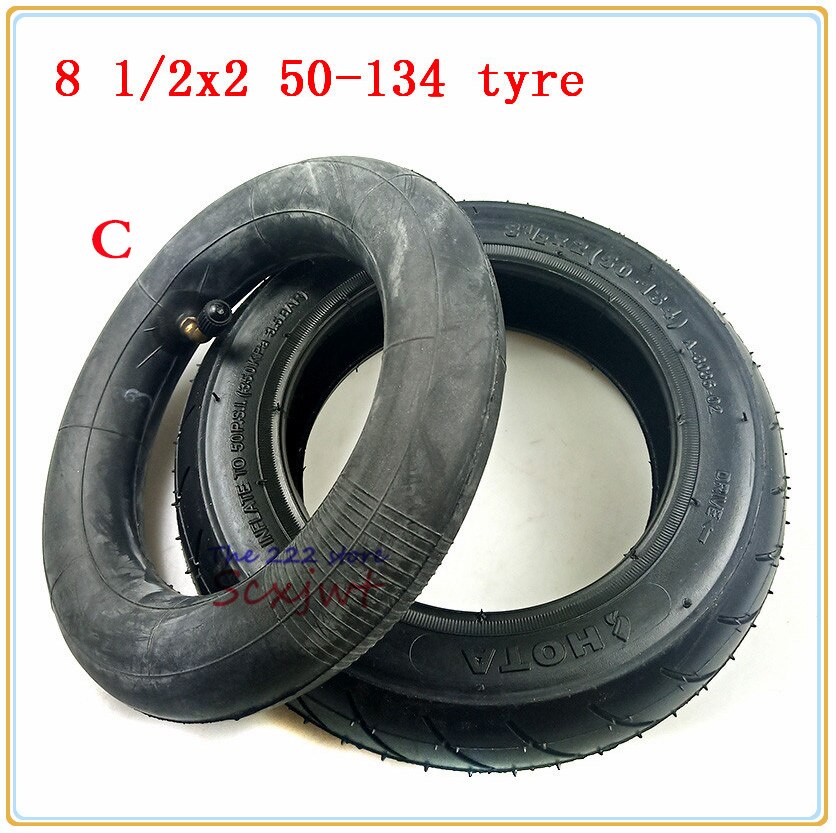 8 1/2X2 (50-134) exterior del tubo interno del neumático sólido para Gas eléctrico inteligente Scooter 8,5 "2x8,5 neumático de la rueda: tube and tyre C