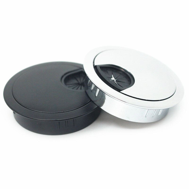 5PCS/LOT Computer Grommet Table Cable Outlet Furniture Hardware Zinc Alloy Desk Wire Hole Cover