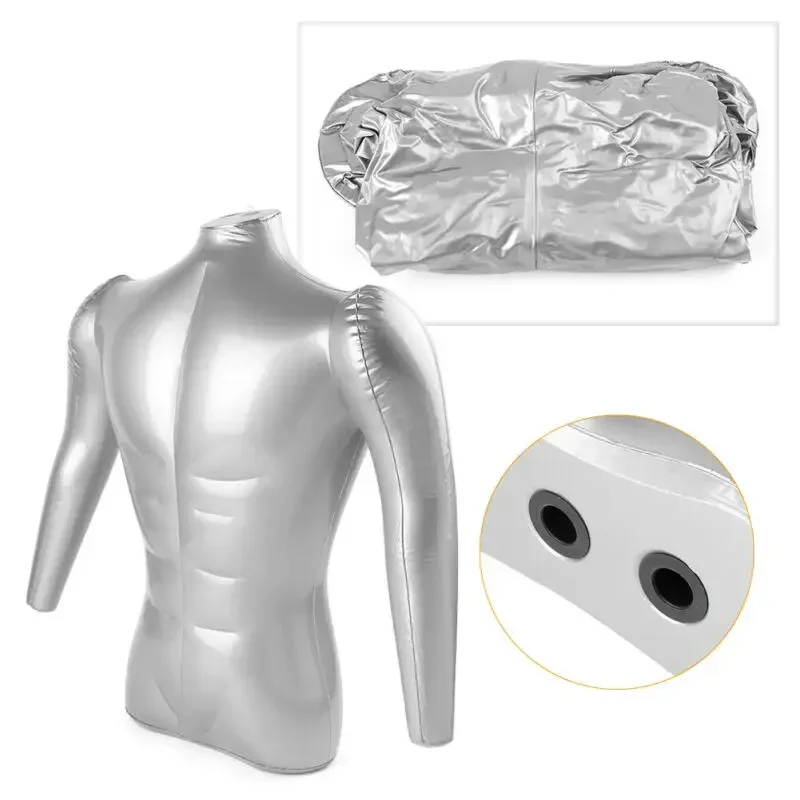 Mann Ganzkörper Aufblasbare Mannequin Männlicher Attrappe Torso Schneider Kleidung Modell Anzeige PVC 168 cm Herren Ganzkörpermodell
