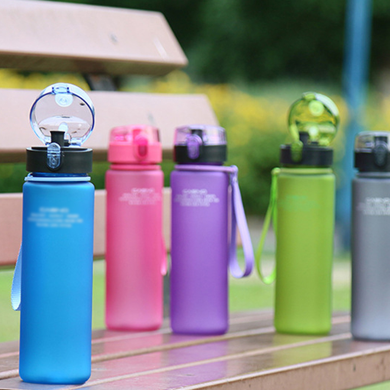 400ml BPA Free Leak Proof Bott Couple Tour Water Sports Bottle High Travel Outdoor Drink Portable Hiking School