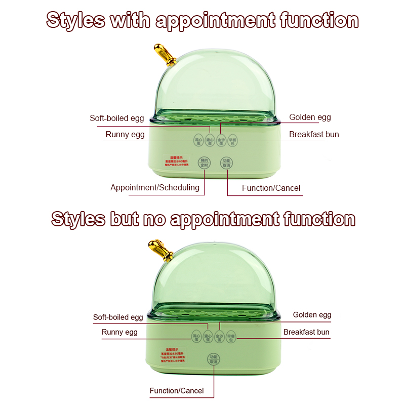 Aquecedor elétrico multifuncional para ovos, desligamento automático, mini caldeira de ovos, vaporizador de alimentos, poacher, café da manhã, máquina de cozinhar