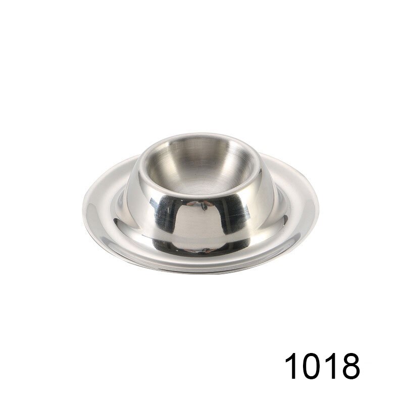 Copa de huevo de bandeja de huevos de acero inoxidable suave tazas para huevos hervidos soporte lavavajillas SP99: Amarillo claro