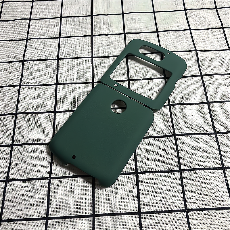 for Motorola Moto Razr 60 50 40 Ultra Razr3 5G Case Sand Matte Hard PC Full Protect Antislip Cover Folding Flip Shell: aluminum / Brown