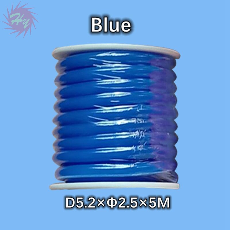 1 Roll 5 Meters Silicon RC Nitro(Glow) Fuel Line For RC Accessories: blue