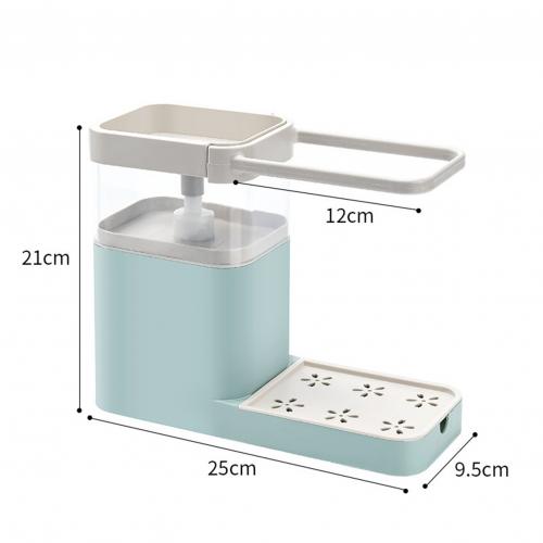Recipiente multifuncional para guardar jabón y lavar platos, estantería para toallas, accesorios de baño, utensilios de cocina, accesorios para la cocina, joyería de baño: green