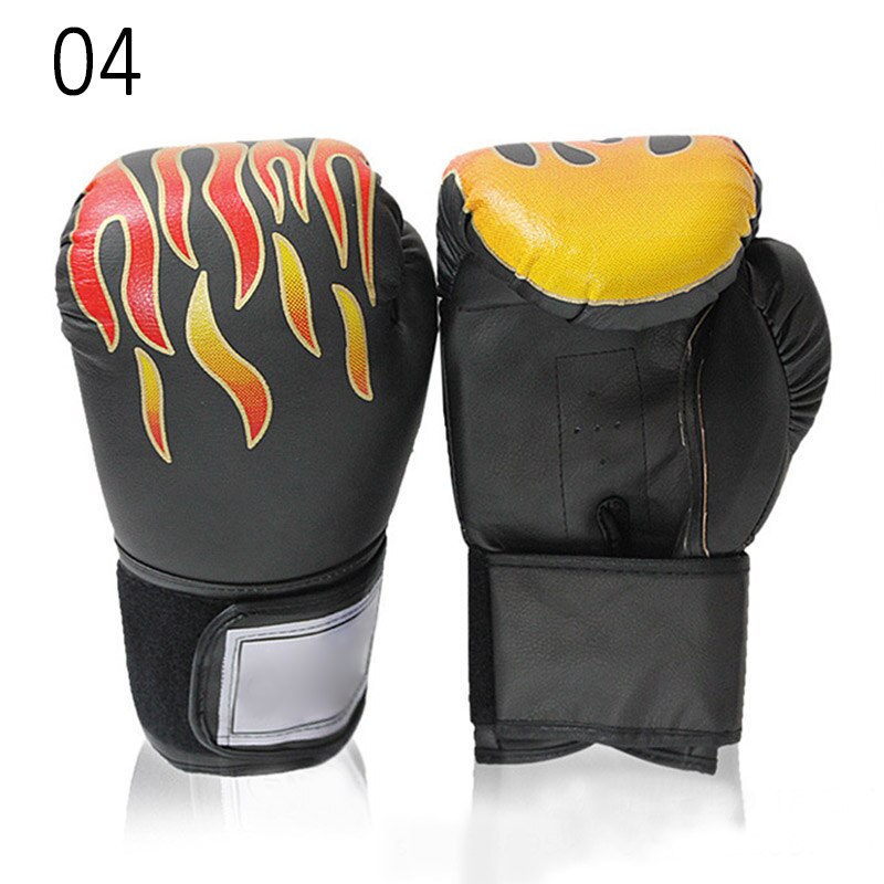Guantes de boxeo para niños y adultos, guantes de entrenamiento de Kickboxing de cuero PU SEC88: Borgoña