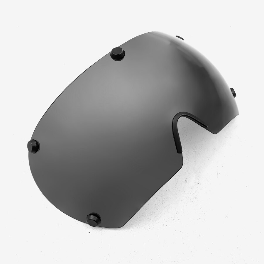 Aero Helm objektiv transparent grau Triathlon tt radfahren Helm objektiv rennrad fahrrad Helm objektiv brille visier helmt Zubehör: grau