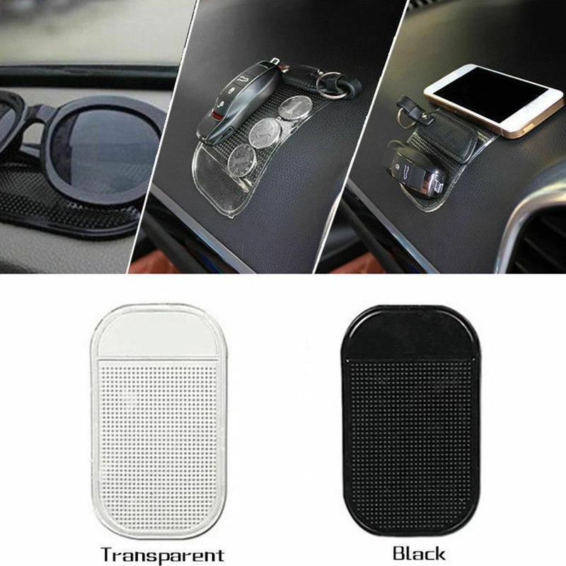 Car Non-slip Silicone Sticky Gel Pad Round Mat Holder Waterproof Phone Silicone Silicone Dashboard Magic Anti-skid P5U2