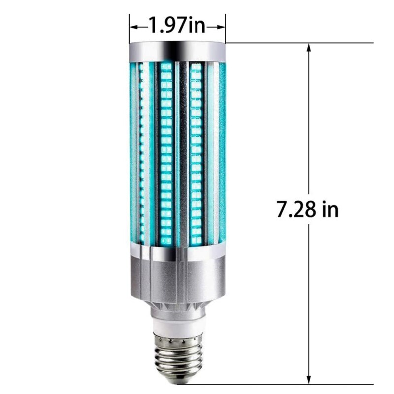 60W Uv Kiemdodende Uv Licht 60W Lamp Led Uvc Gloeilamp E26/E27