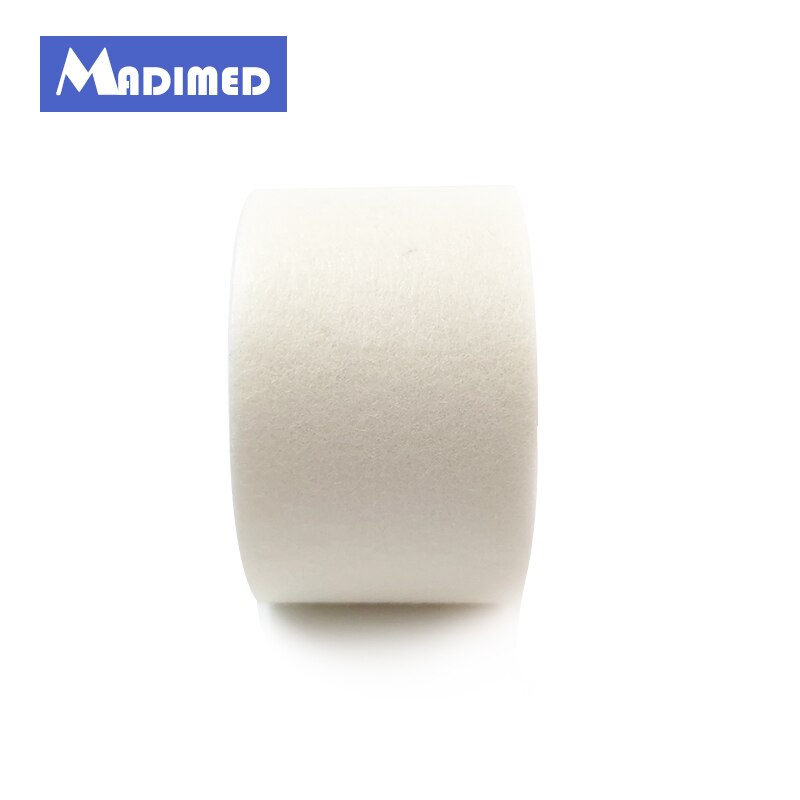 MADIMED-cinta médica no tejida de microporos, cinta de papel quirúrgica transpirable, 2,5 cm x 9,1 m, lote de 12 rollos