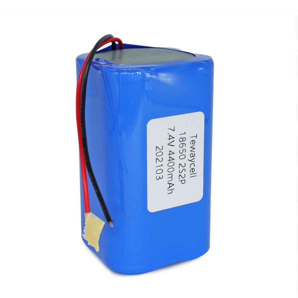 Fabrikspris 2 s 2p 4.4ah 18650 lithium ion 7.4v 4400 mah batteripakke med pcb -ledninger