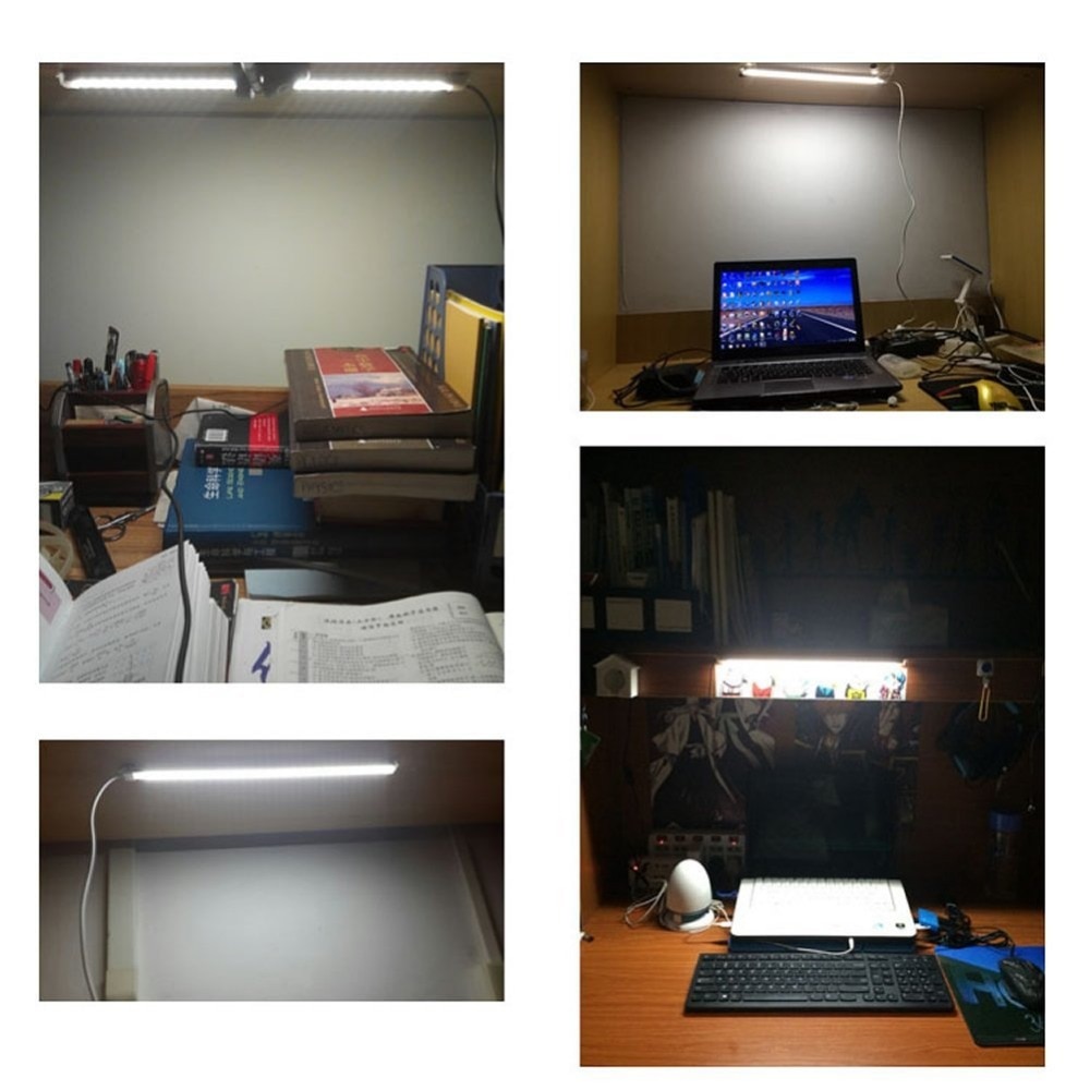 USB LED BAR Light DC 5V 5730 Bar Led52cm Aluminum Strip Light For Cabinet Closet White Warm White Study Reading Lamp With Switch