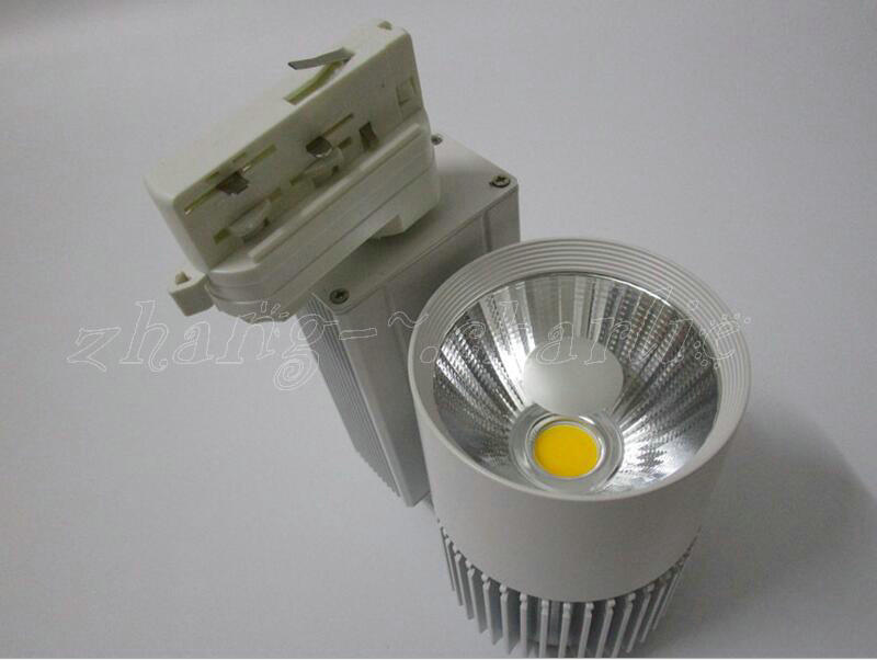 Track Verlichting Rail Lamp Spot 30W 40W 50W COB Kleding Schoenen Winkel Winkel Track Lichten LED Rail spotlight 4 draad 3 fase