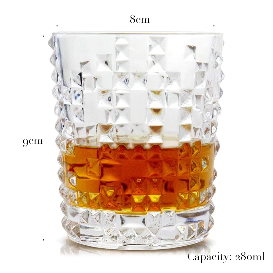 Vasos de whisky de 1 Uds., vasos de rocas antiguas, cristalería para cóctel escocés, Bourbon, Gin, Voldka, Brandy: Verde