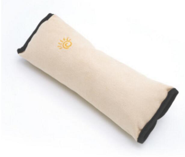 Kid Auto Kussens Auto Veiligheid Seat Belt Voertuig Schouder Kussen Pad Kinderen Bescherming Ondersteuning Kussen Voor Kinderen Auto Kussen: Beige