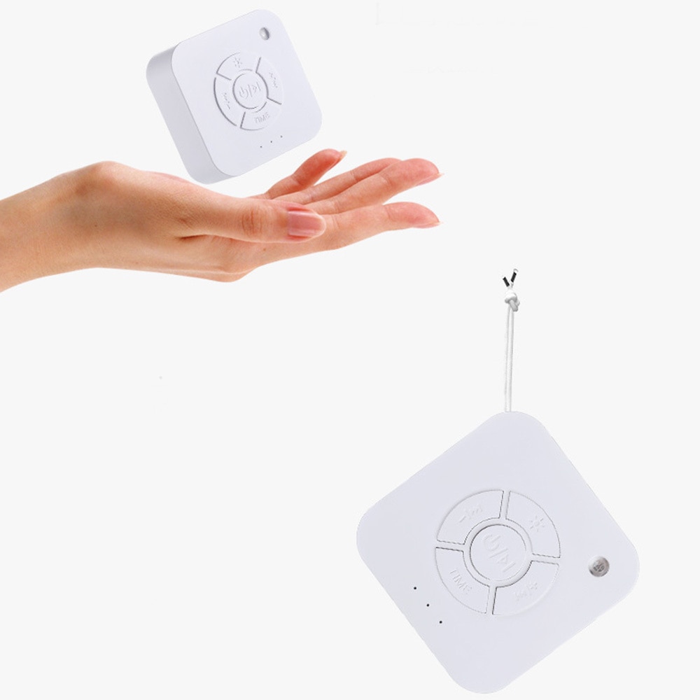 White Noise Machine Music Sleep Instrument Breathing Light USB Rechargeable Timed Shutdown Sleeping Relaxation for Baby Adults