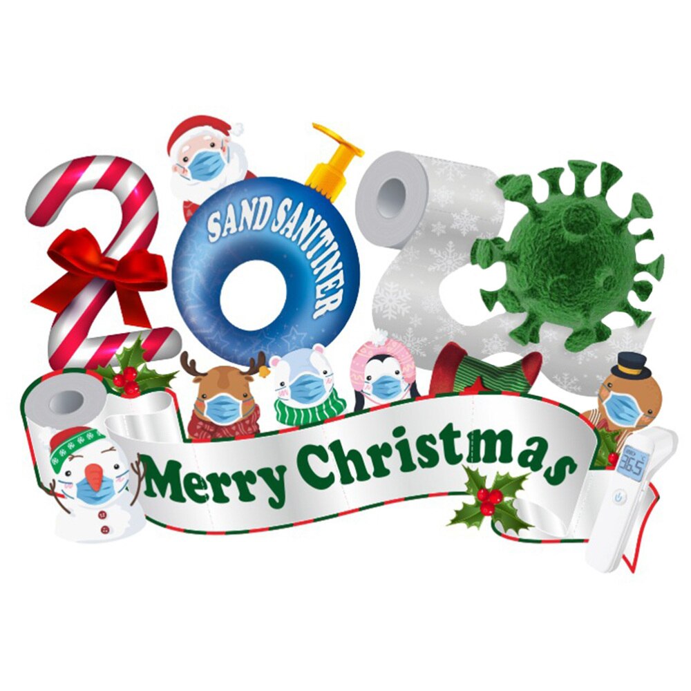 1pc kerst etalage stickers raamstickers decoratie sticker voor decoratie feest