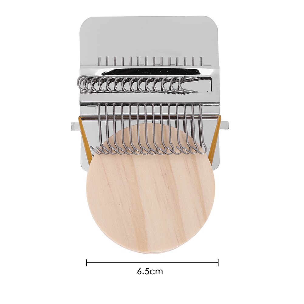 MIni Loom Mender Wooden Small Loom Mender Handmade Clothes Mending Wood Loom Weaving Knitting Darning Machine Textile Tools: 14 hooks
