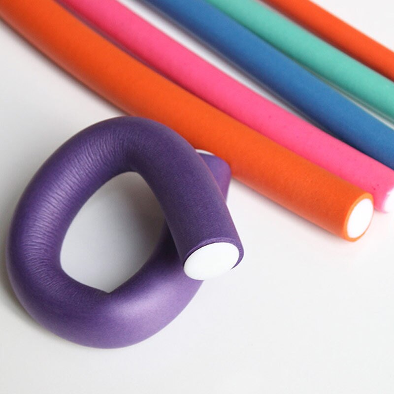 10 Pcs/Set Hair Curler Magic Air Hair Roller Curling Sticks Soft Foam Twist Flexi Rods Hair DIY Styling Tool @ME88