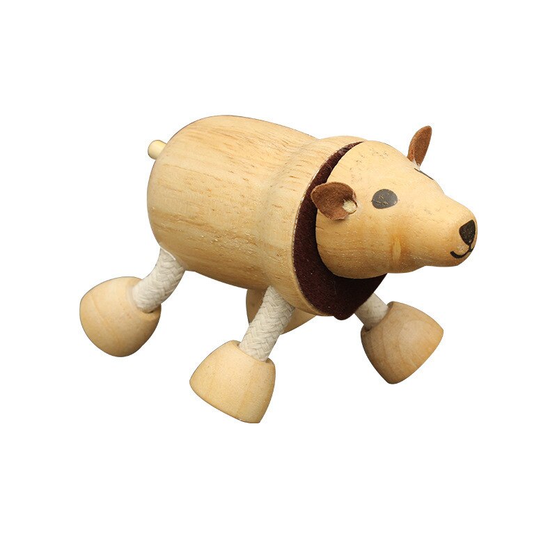 Simulation Holz Tier Puppen kinder Spielzeug Ornamente Serie Kognitiven Frühen Bildung Pädagogisches Baby Spielzeug Hause Dekoration: E1