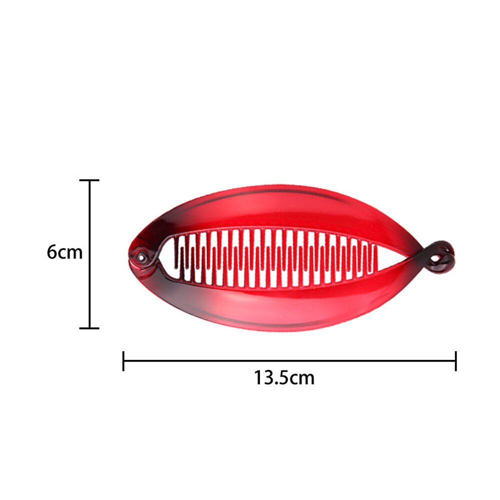 Large Size Fish Shape Hair Clips Ponytail Holder for Women Girls Banana Clips Crabs Claws Hair Styling Accessories
