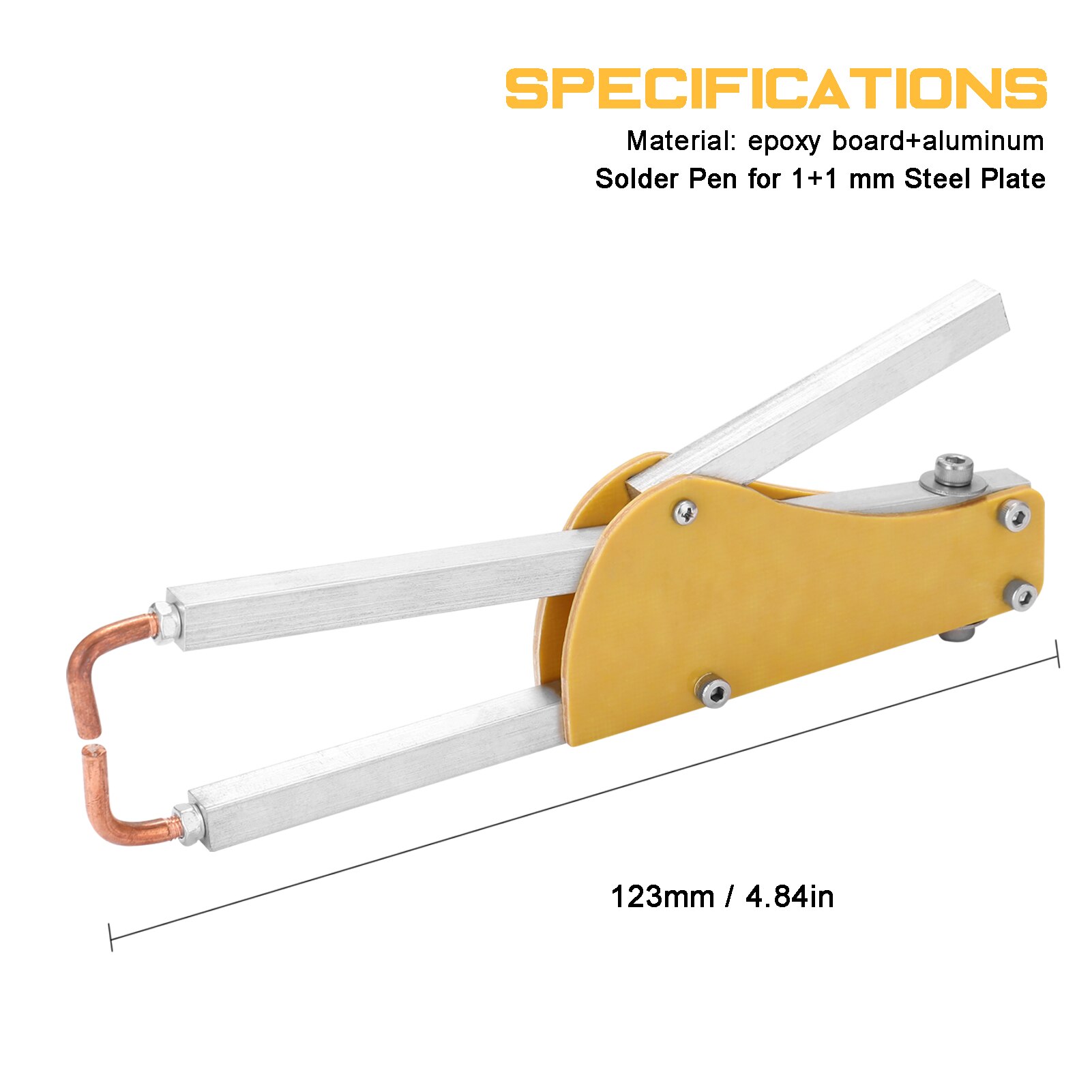 TnT Spot Welder Tong Extension – 1" – Model TnT040211-EX