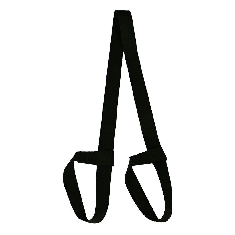 Yogamatte Gurt - Verstellbarer Sling Schulter Trage Gurt - Fitness Übung Elastischer Yoga Gurt: Schwarz 1