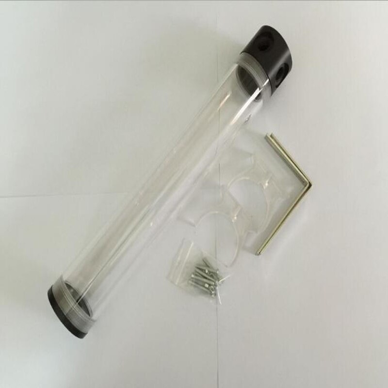 DIY Water cooled cylindrical water tank Computer tram refitting water tank Acrylic cylindrical water tank PC water tank: 240mm