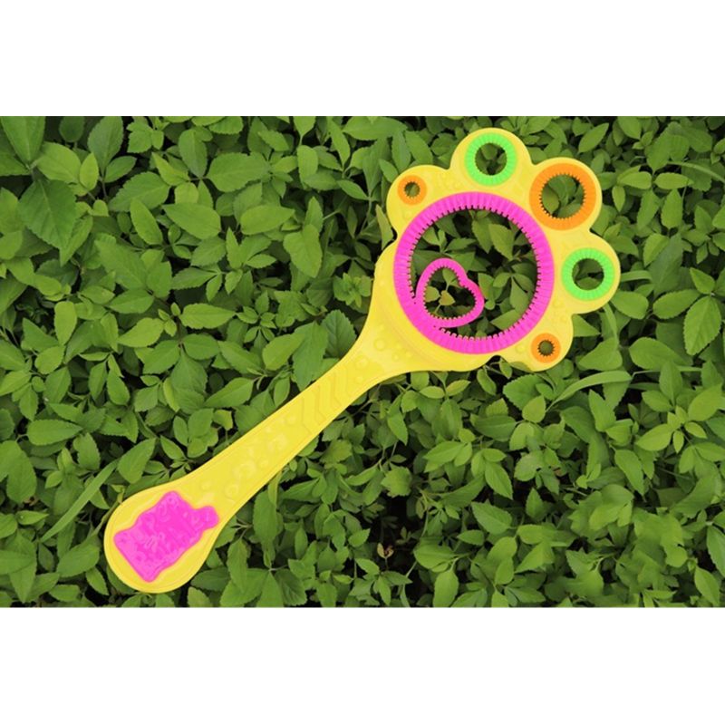 Children Water Blowing Toys Outdoor Fun Sport Soap Blowing Bubble Horn Concentrate Stick Tray Kids Toys Kits: E