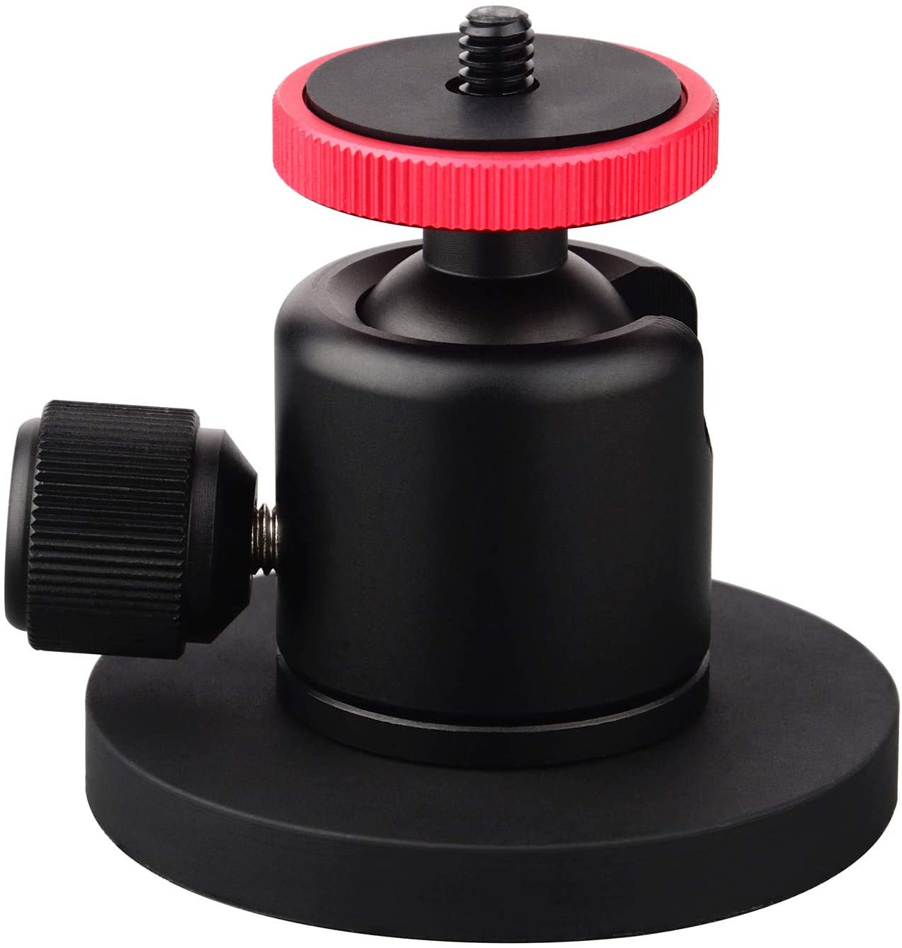 66Mm Magneet Met Rubber 1/4 Inch Schroef Magnetische Camera Mount Stand Voet Nootle Mini Bal Hoofd Zware Metalen hecht Aan Ijzer
