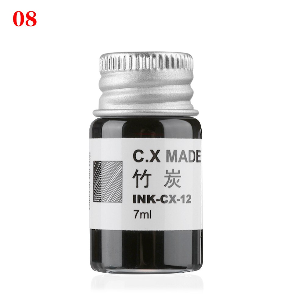 7ml Signature Pen Non-carbon Ink Stationery Painting Ink Fountain Dip Pen Calligraphy Writing Painting: 8